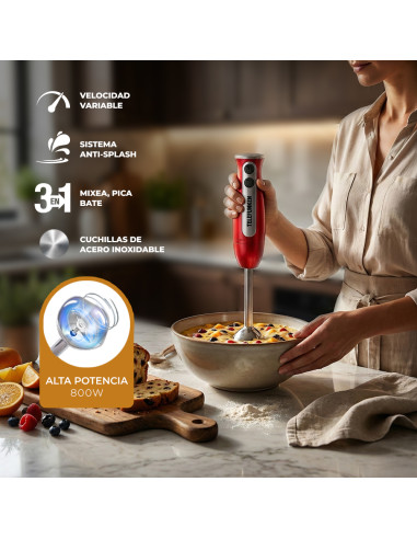 Mixer Telefunken Smartmix-2300 800W 3 en 1 | 101dB