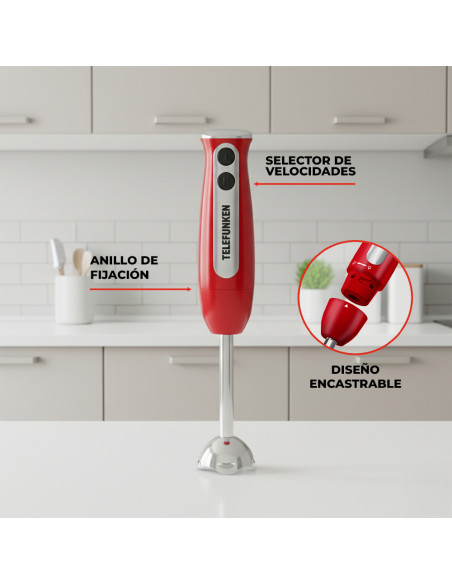 Mixer Telefunken Smartmix-2300 800W 3 en 1 | 101dB