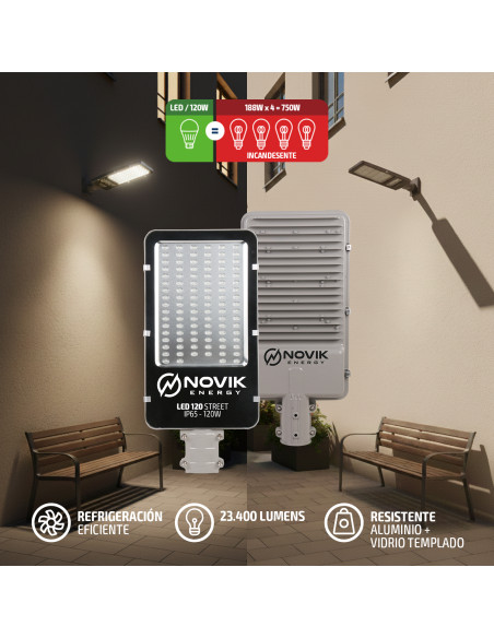 Reflector LED Exterior Novik LED P120 120W | 101dB