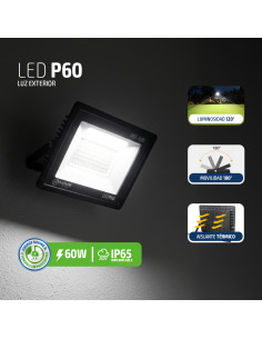 Reflector LED Exterior Novik P60 60W | Bajo Consumo y Alta Durabilidad 2