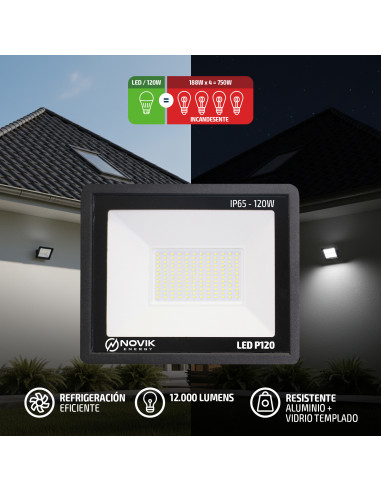 Reflector Proyector LED Exterior Novik P120 - 120W