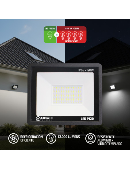 Reflector Proyector LED Exterior Novik P120 - 120W