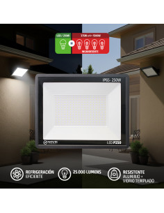 Reflector LED Exterior Novik LED P250 250W | 101dB 2
