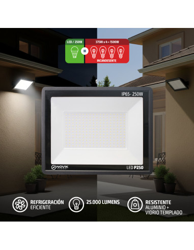 Reflector LED Exterior Novik LED P250 250W | 101dB