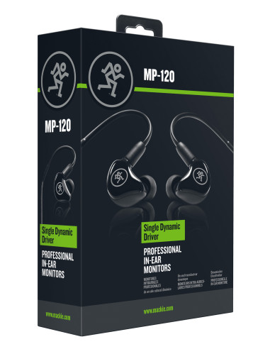 Auriculares In-Ear Mackie MP-120 | Monitoreo Profesional | 101dB