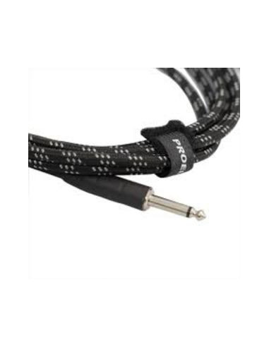 Proel Brave BRV100LU3BW | Cable Textil para Guitarra 3m | 101dB