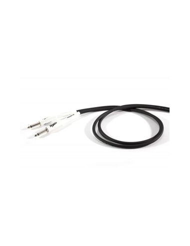 Proel Brave BRV100LU3BK | Cable Textil Negro 3m Plug-Plug | 101dB