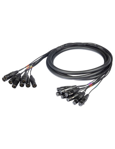 Cable Multipolar Analógico 10m | Conectores REAN | Estudio Profesional