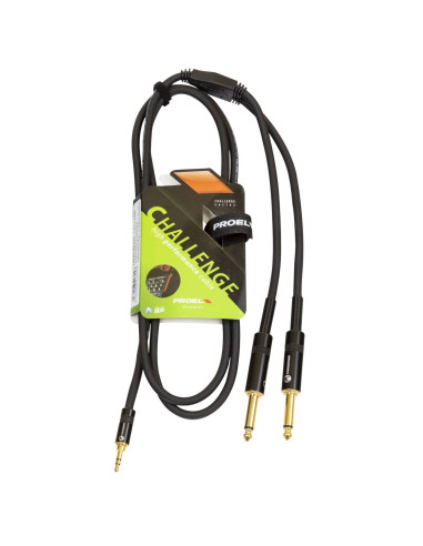 Cable Y Profesional 3.5mm a 2 x 6.3mm | 101dB