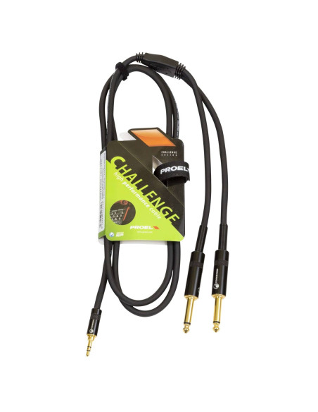Cable Y Profesional 3.5mm a 2 x 6.3mm | 101dB