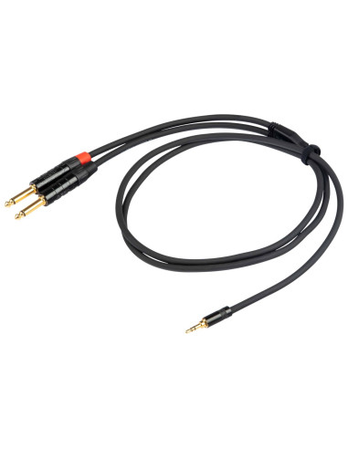 Cable Y Profesional 3.5mm a 2 x 6.3mm | 101dB