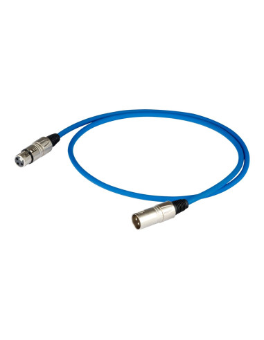 Cable XLR Proel 10m Azul BULK250LU10BL | 101dB