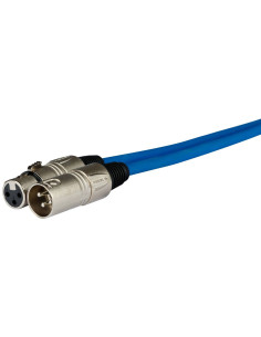 Cable XLR Proel 10m Azul BULK250LU10BL | 101dB 2