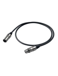 Cable Balanceado Proel Profesional XLR a XLR 6m - 101dB