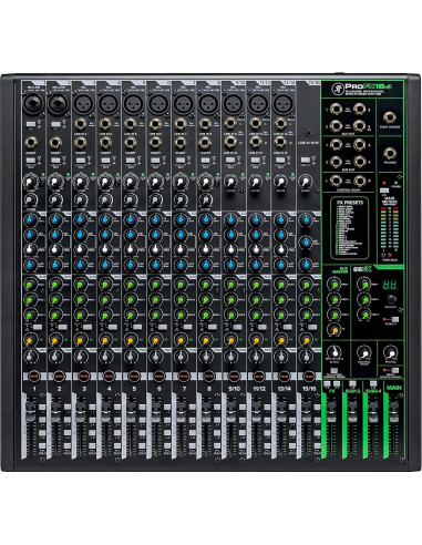 Consola Mackie ProFX16v3 16 Canales | Mezclador USB Profesional - 101dB