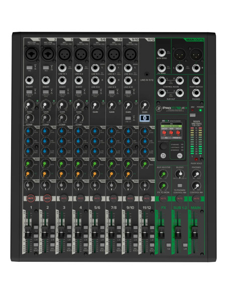 Consola Mackie ProFX12v3 12 Canales | 101dB