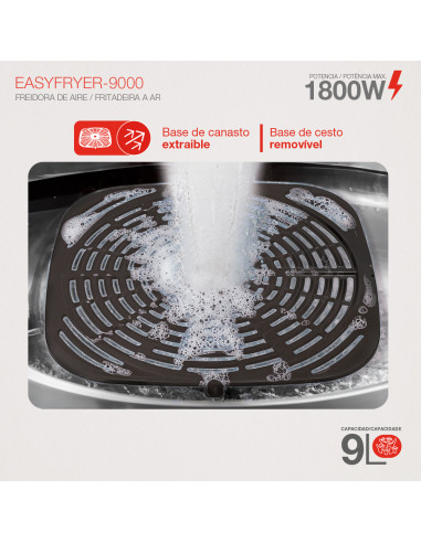 Freidora de Aire Telefunken 9L EasyFryer-9000 | Más Capacidad, Sin Aceite al mejor precio