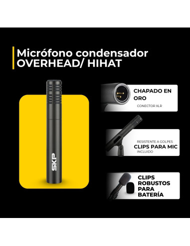 Set de Micrófonos Batería SKP DRUM 7 | 101dB