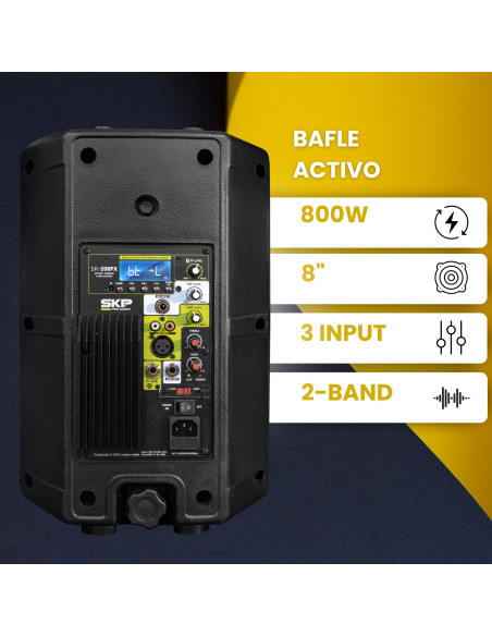 Parlante Activo SKP SK-208PX 350W PA