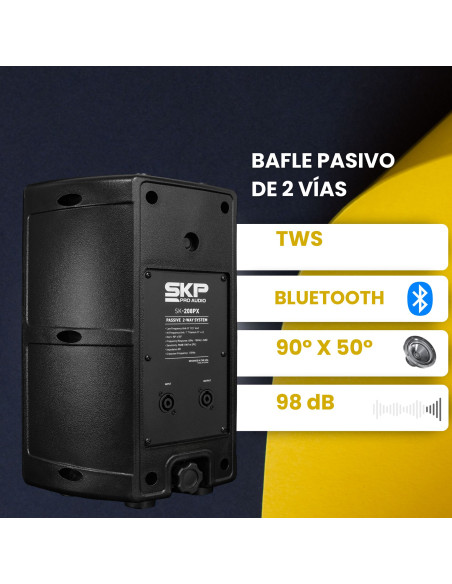 Parlante Activo SKP SK-208PX 350W PA