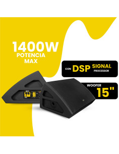 Bafle Monitor Escenario SKP SKM 15A MKII 350W RMS | 101dB 2