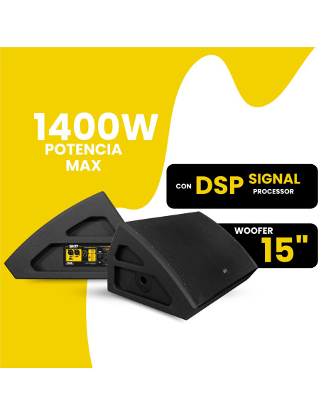Bafle Monitor Escenario SKP SKM 15A MKII 350W RMS | 101dB