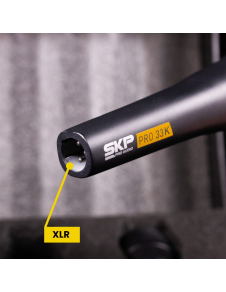 Set x3 Micrófonos Dinámicos SKP PRO-33K Mano | 101dB