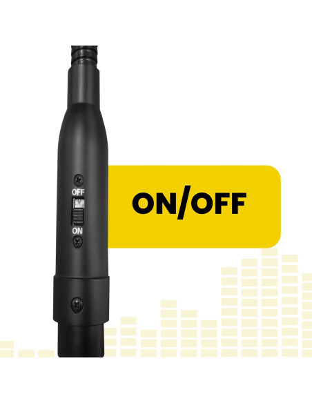 Micrófono SKP GM9 Cuello de Ganso Dinámico | 101dB