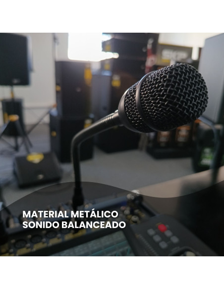 Micrófono SKP GM9 Cuello de Ganso Dinámico | 101dB