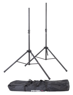 Proel FRE300KIT | Par de Soportes de Aluminio + Funda | 101dB 2