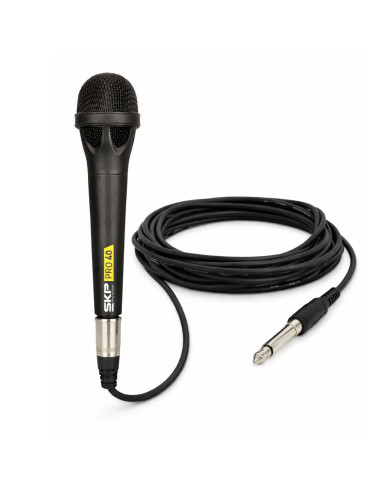 Micrófono SKP PRO-40 Dinámico Cardioide con Cable | 101dB