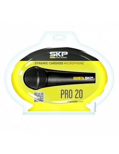 Micrófono SKP Pro-20 Dinámico Cardioide XLR | 101dB
