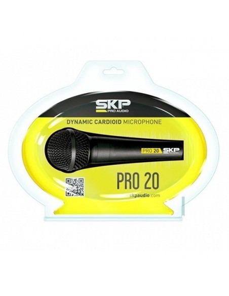 Micrófono SKP Pro-20 Dinámico Cardioide XLR | 101dB