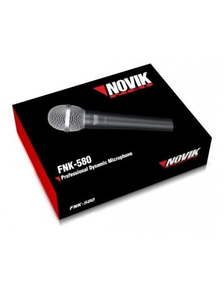 Micrófono Dinámico Novik FNK-580 Cardioide | 101dB