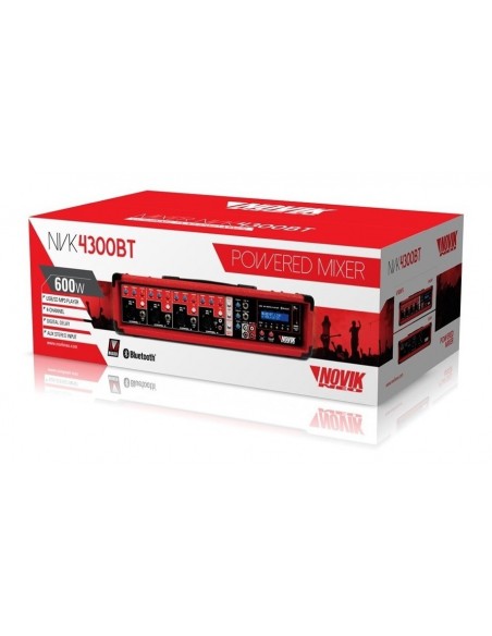 Consola Potenciada Novik NVK 4300BT 300W RMS | 101dB