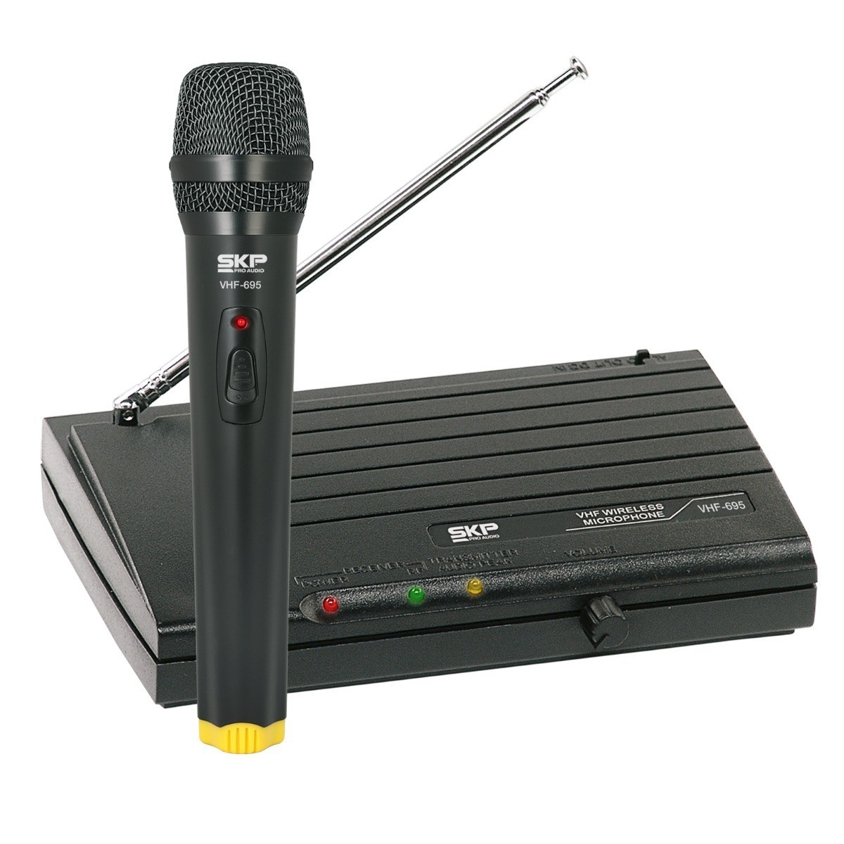 Par Microfonos Inalambricos Profesionales Vhf Cable Fuente