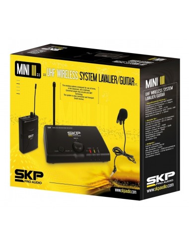 Micrófono Inalámbrico SKP Mini-III Corbatero | 101dB