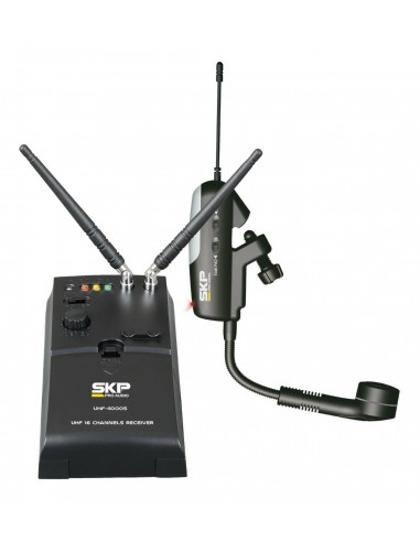 Sistema Inalámbrico para Saxofón SKP UHF-4000S | Sonido Pro Sin Cables