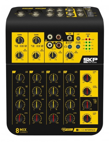 Consola Pasiva SKP MixConnect 8 Canales USB | 101dB