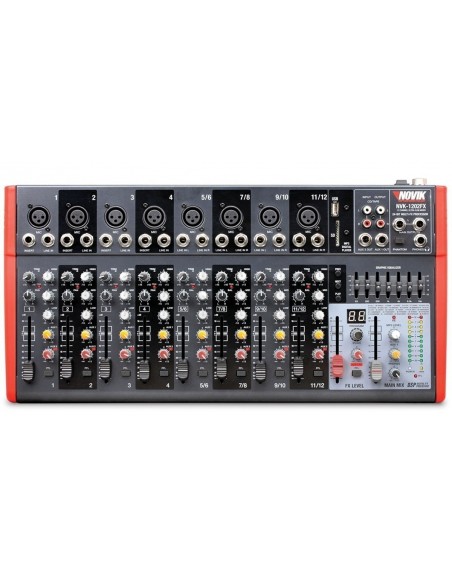 Consola Pasiva Novik NVK-1202FX USB Bluetooth | 101dB