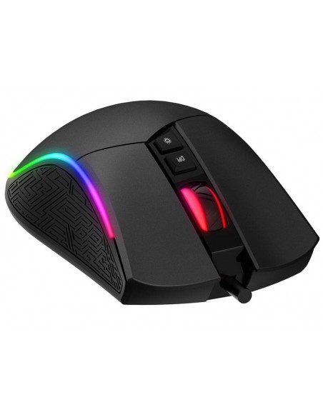 Mouse Gamer Usb Targa Tg-m250 Led 7 Tec Prog 4800dpi 1.6mts