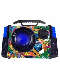 Parlante Portátil Bluetooth Telefunken Street6 Led Micrófono