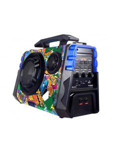 Parlante Portátil Bluetooth Telefunken Street6 Led Micrófono 2