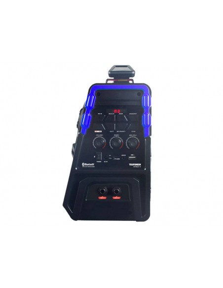 Parlante Portátil Bluetooth Telefunken Street6 Led Micrófono