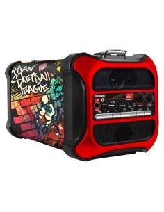 Parlante Portátil Bluetooth Telefunken Transport 5 Mic Leds 30W