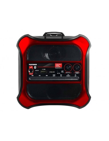 Parlante Portátil Bluetooth Telefunken Transport 5 Mic Leds 30W