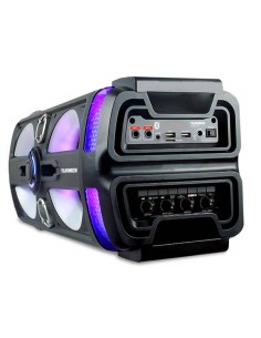 Parlante Portátil Bluetooth Telefunken Neon 25 Led Micrófono 60W 2