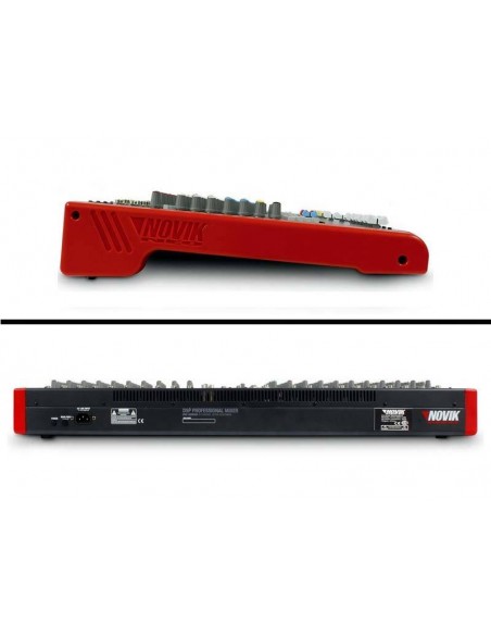 Consola Sonido Mixer Novik Nvk-20m Usb 20ch 99fx Phantom 48v