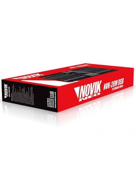 Consola Sonido Mixer Novik Nvk-20m Usb 20ch 99fx Phantom 48v