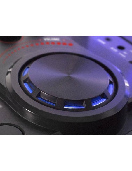 Bafle Portátil Novik Titan 10" + tweeters 500W Bluetooth Micrófono Luces Bateria